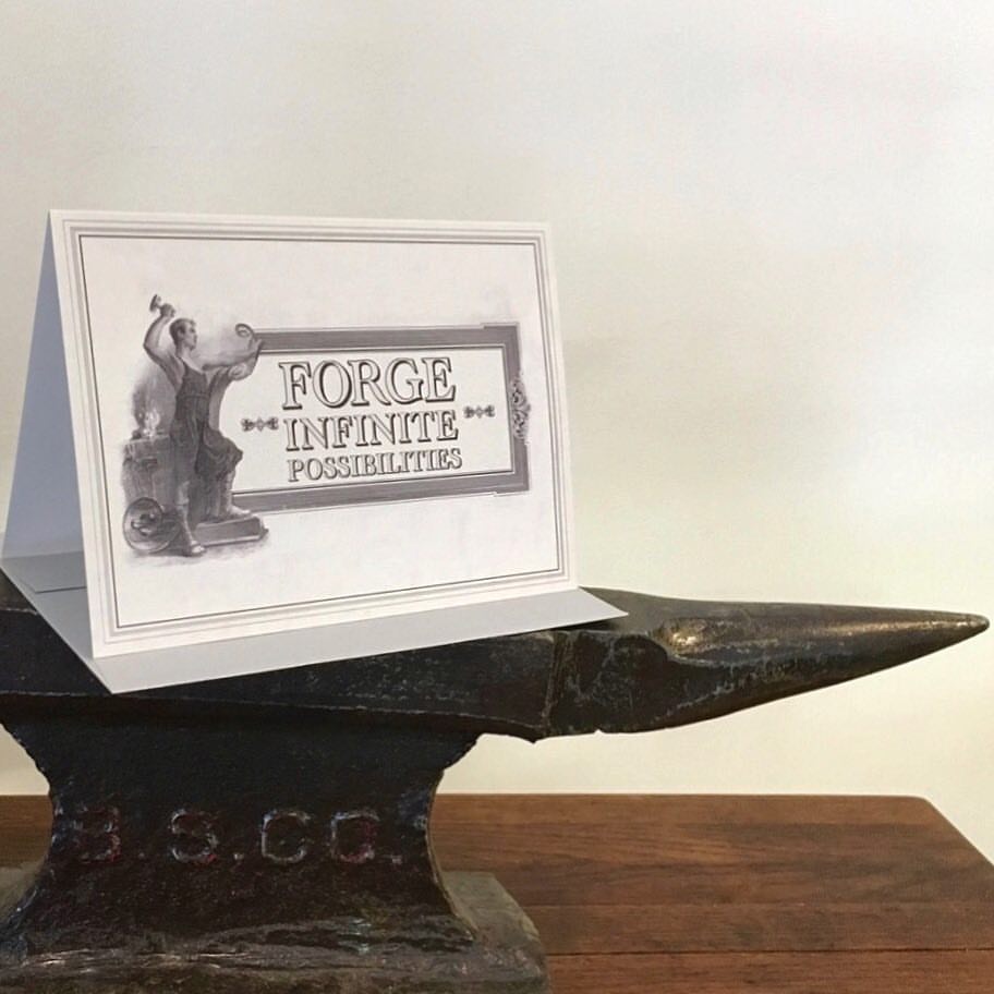 Forge Infinite Possibilities B.S.CO. Early 1900's Uncirculated Artwork Card