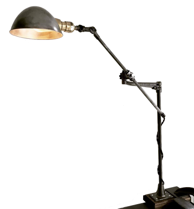 Rare Restored -O.C. White Articulating Lamp (1893)