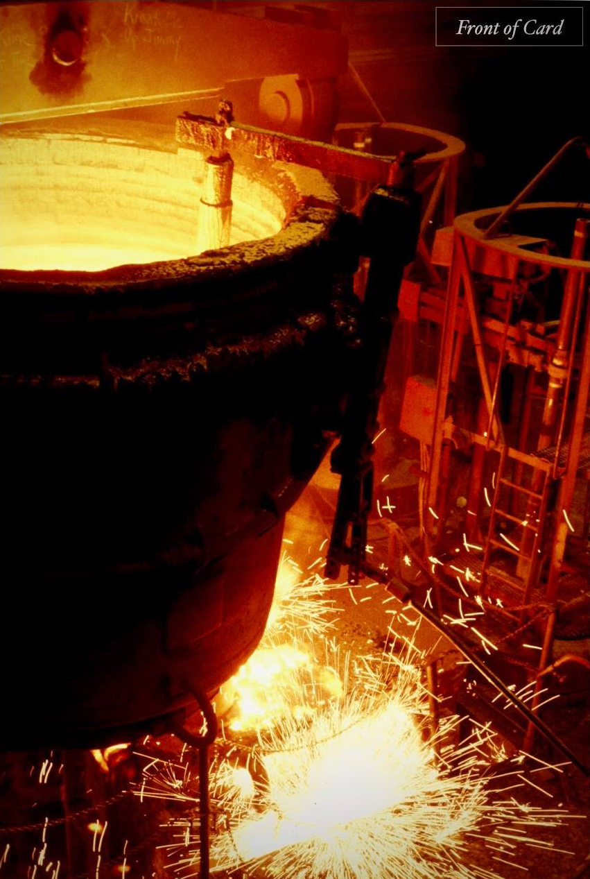 Bethlehem Steel Foundry My Love Burns For You Card