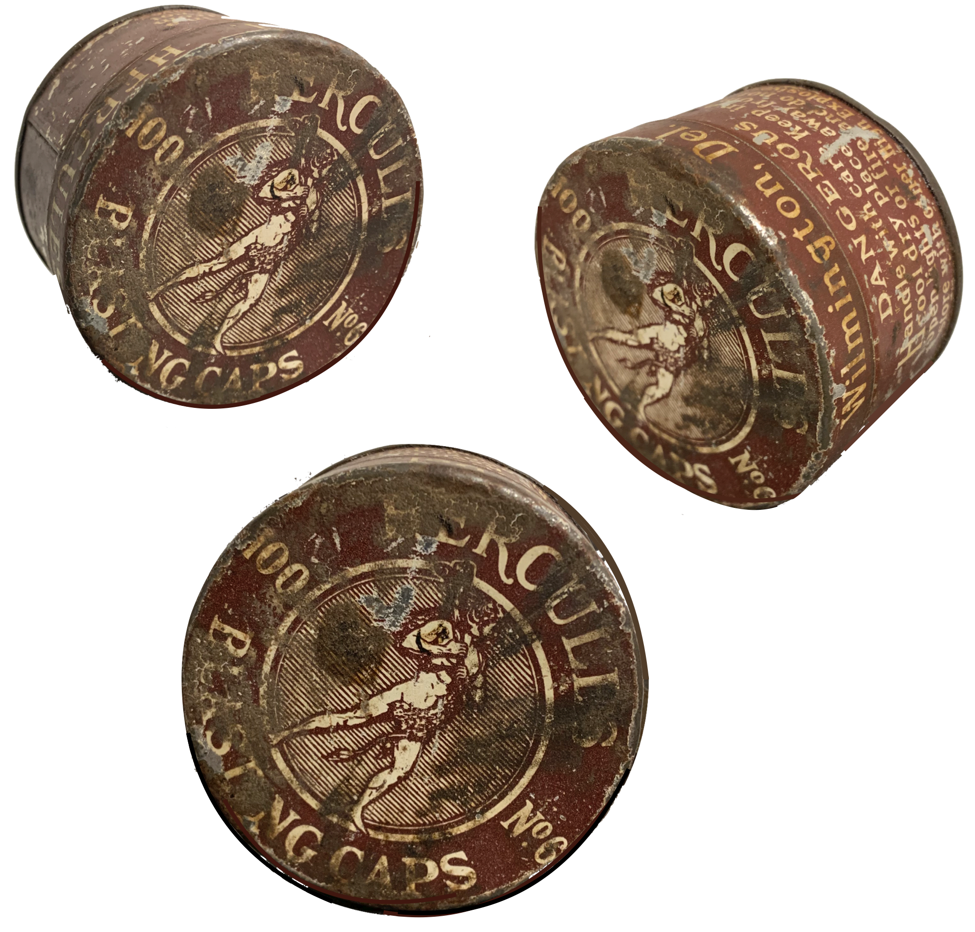 Early Blasting Caps Tins