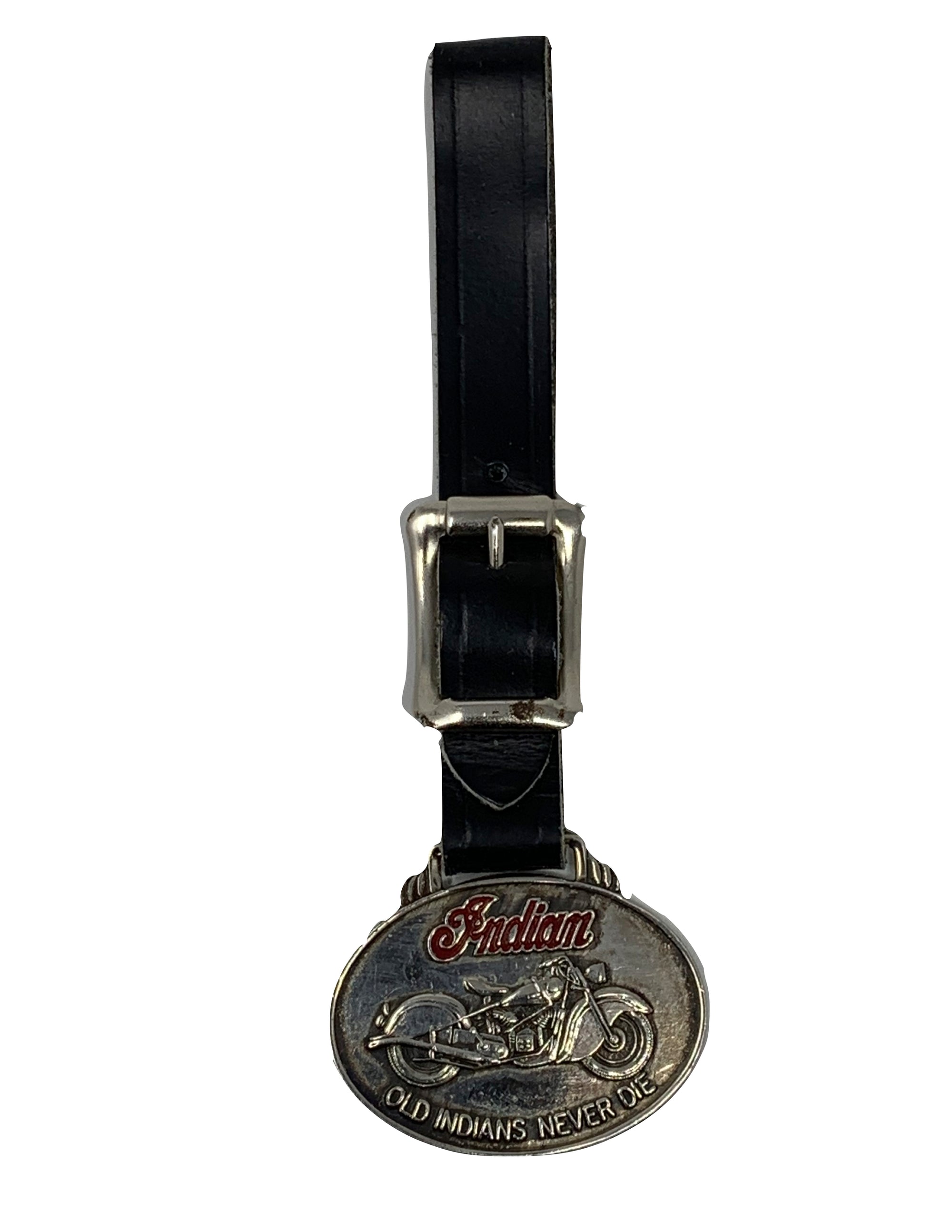 Leather pocket watch fob hot sale