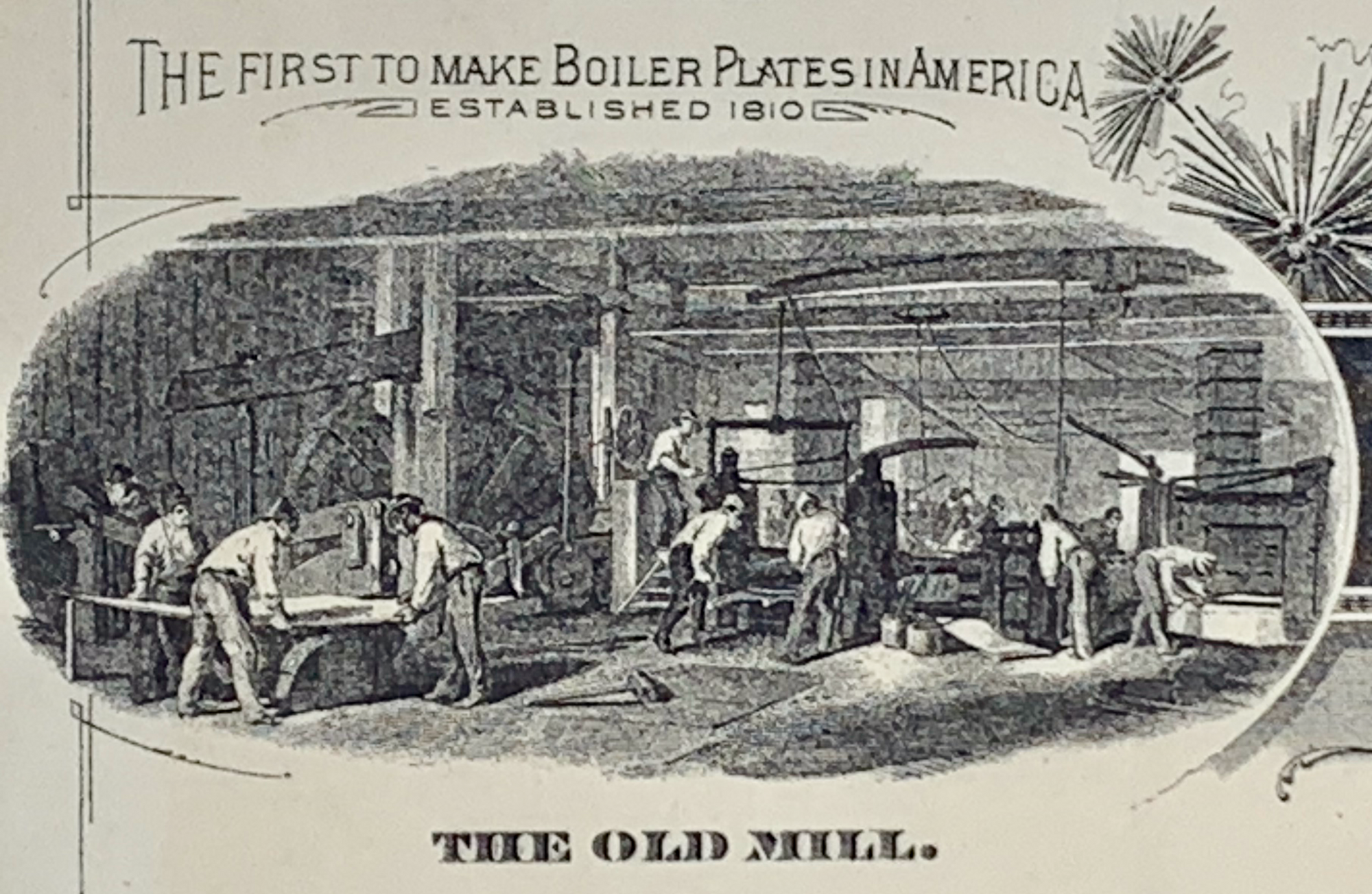 1915- Rare Lukens Iron & Steel Co.: Letterhead (Longest continuously operating iron & steel mill in the U.S.)