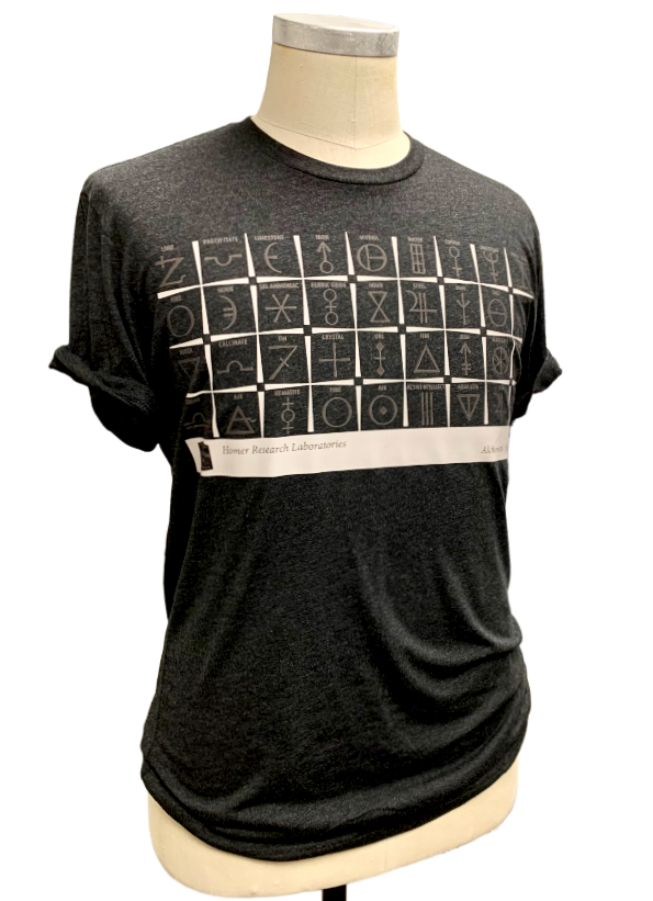 Homer Research Laboratories Alchemy Symbols T-Shirt