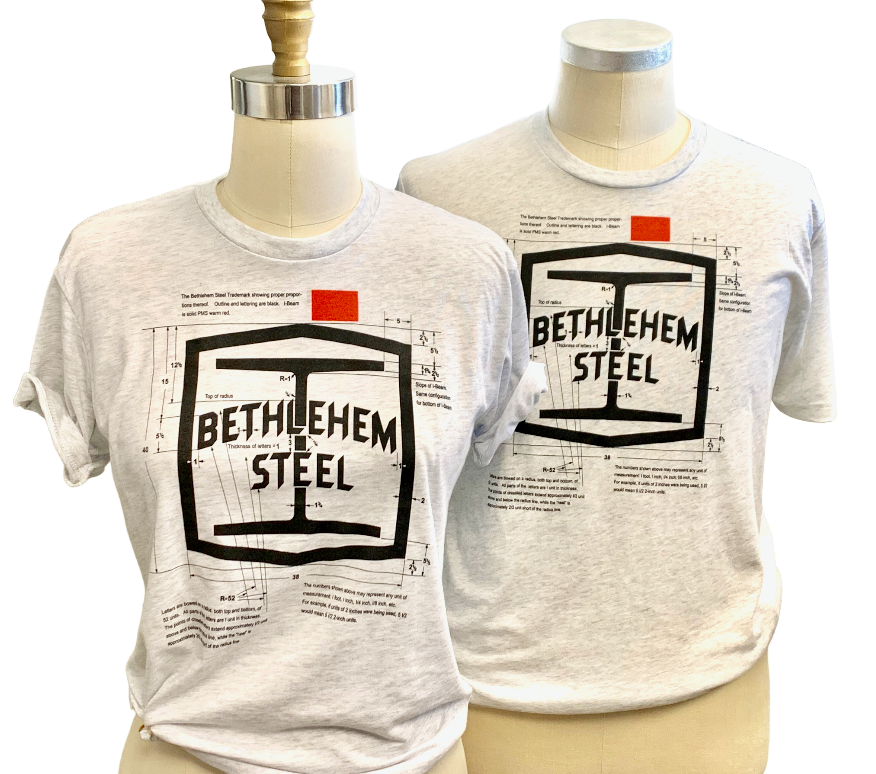 Bethlehem Steel Logo Design T-Shirt