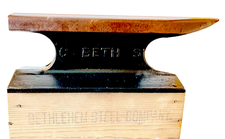 Bethlehem Steel Rail Road Track Blacksmith's Horned Anvil