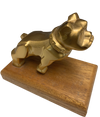 Vintage Mack Truck Bull Dog Brass Hood Ornament