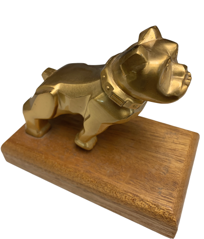 Vintage Mack Truck Bull Dog Brass Hood Ornament