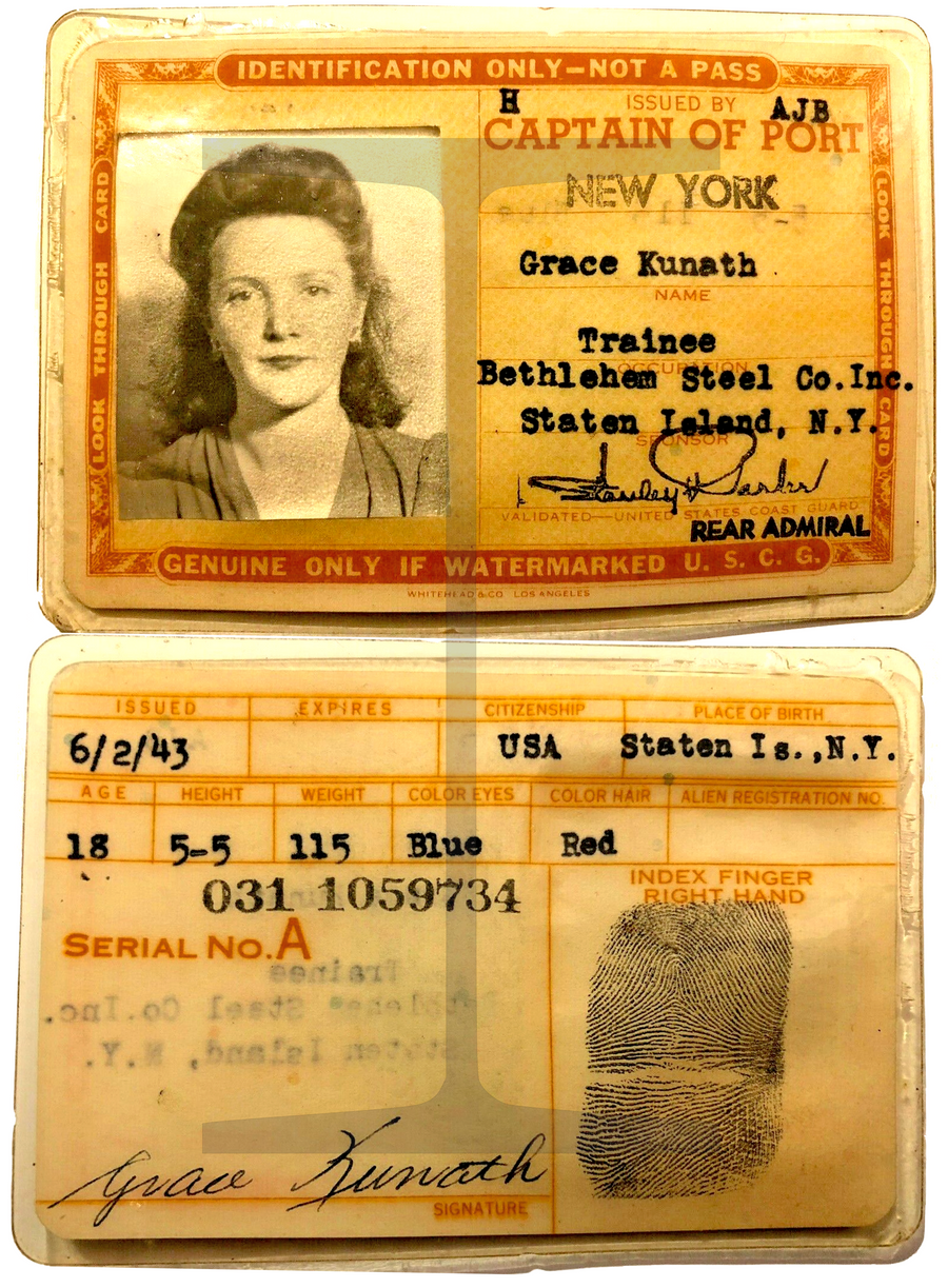 Welder, Bethlehem Steel Shipyards, Staten Island, N.Y. (World War II)