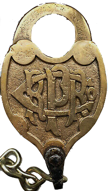 The Pennsylvania Railroad Company Padlock 1908