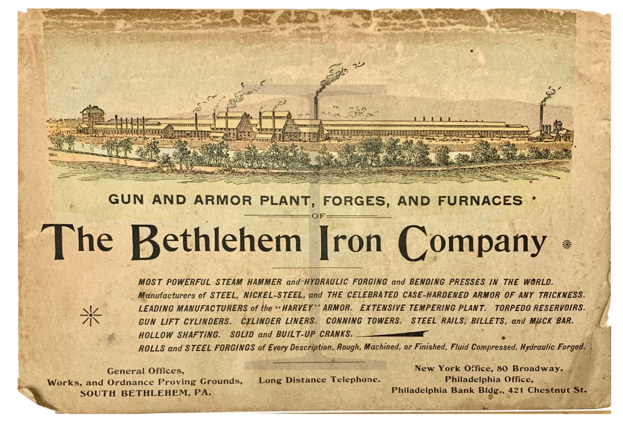 Bethlehem Iron Company C. 1895