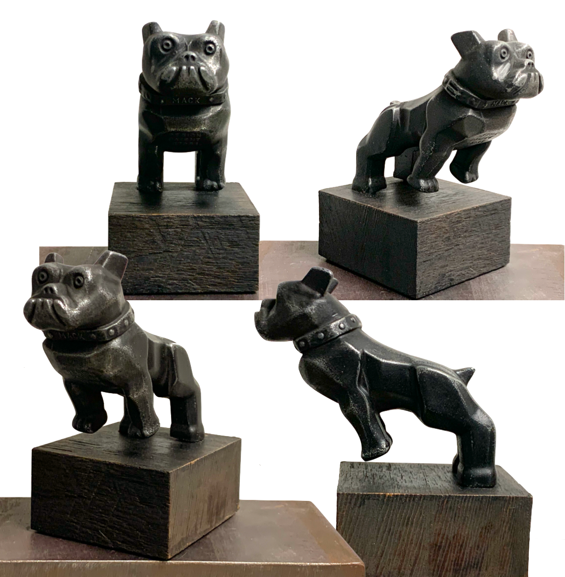 Vintage Mack Truck Bull Dog Brass Hood Ornament