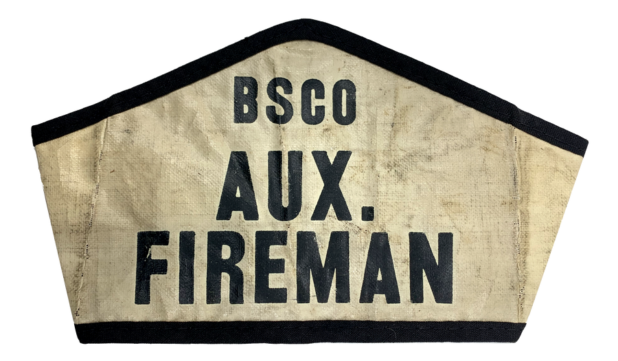 Rare Bethlehem Steel Company Fire Department Forearm Badge