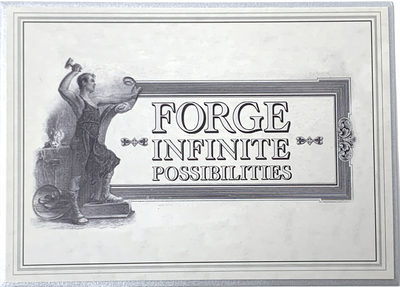 Forge Infinite Possibilities B.S.CO. Early 1900's Uncirculated Artwork Card