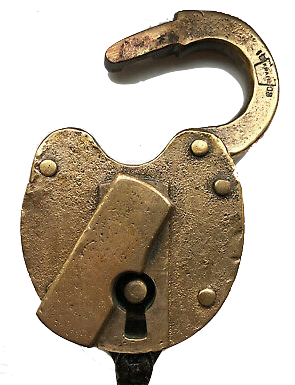 The Pennsylvania Railroad Company Padlock 1908