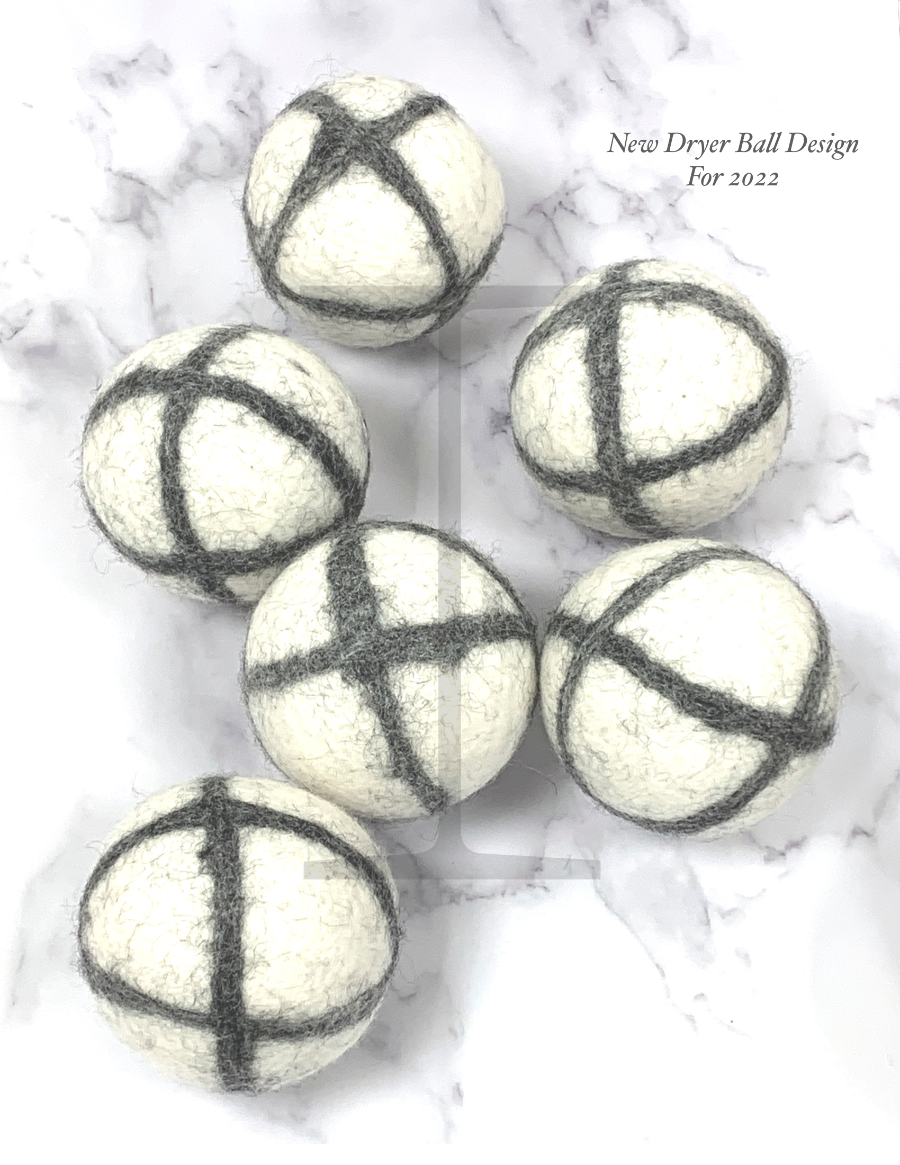 X-Large Handmade Felted Dryer Balls