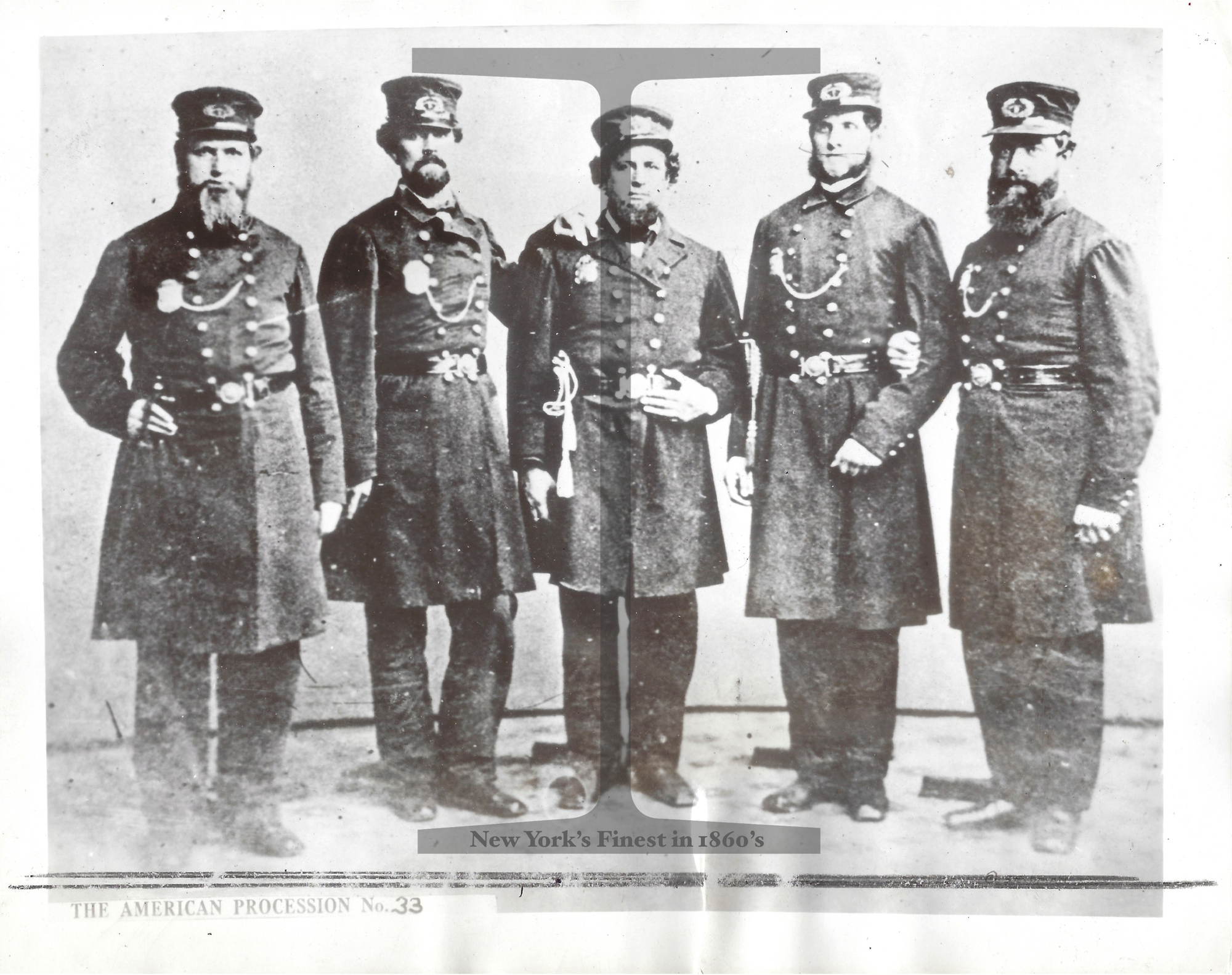 New York’s Finest In The 1860's Press Photo