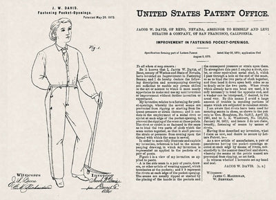Overtræder Hvem th 1873 Levi Strauss Copper Rivet or Original Early 1910's jeans Cowboy R -  thesteelbeam