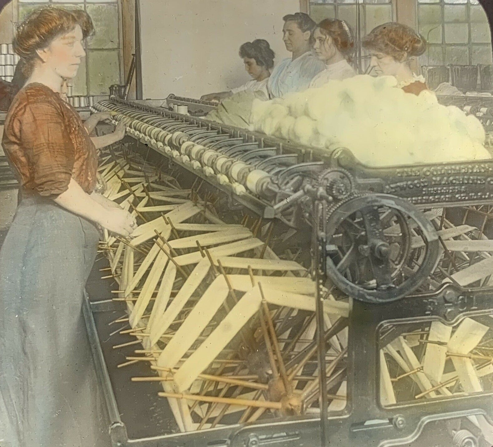 The Centennial International Exhibition of 1876 Star Spangled Banner Woven Silk Bookmark