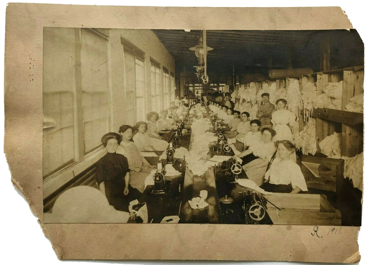 Shirtwaist Factory-New York's Lower East Side Photo 1911