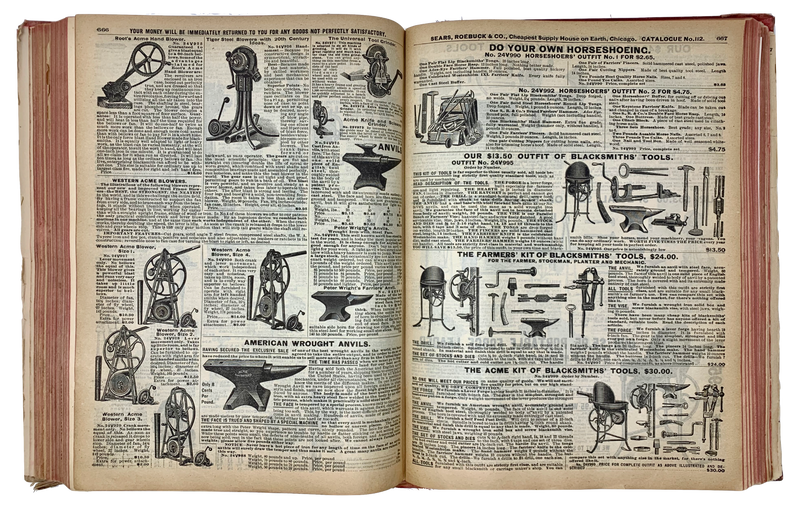 1st Edition Hardcover Book 19021903 Sears Roebuck & Co. Catalog