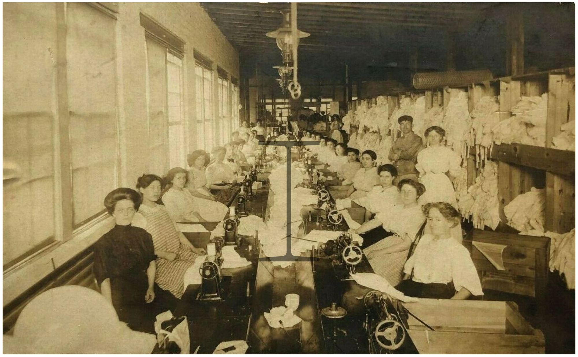 Shirtwaist Factory-New York's Lower East Side Photo 1911