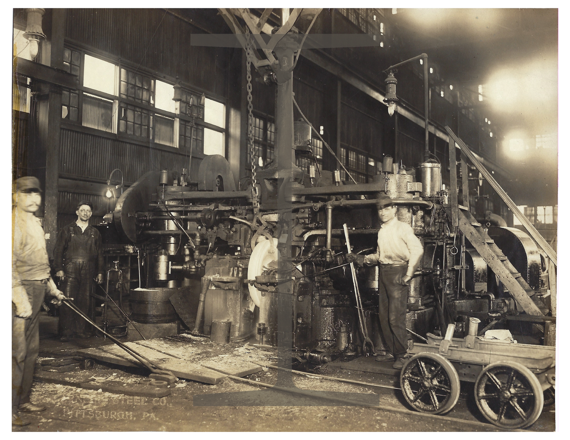 Early 1900's Standard Steel Press Photo