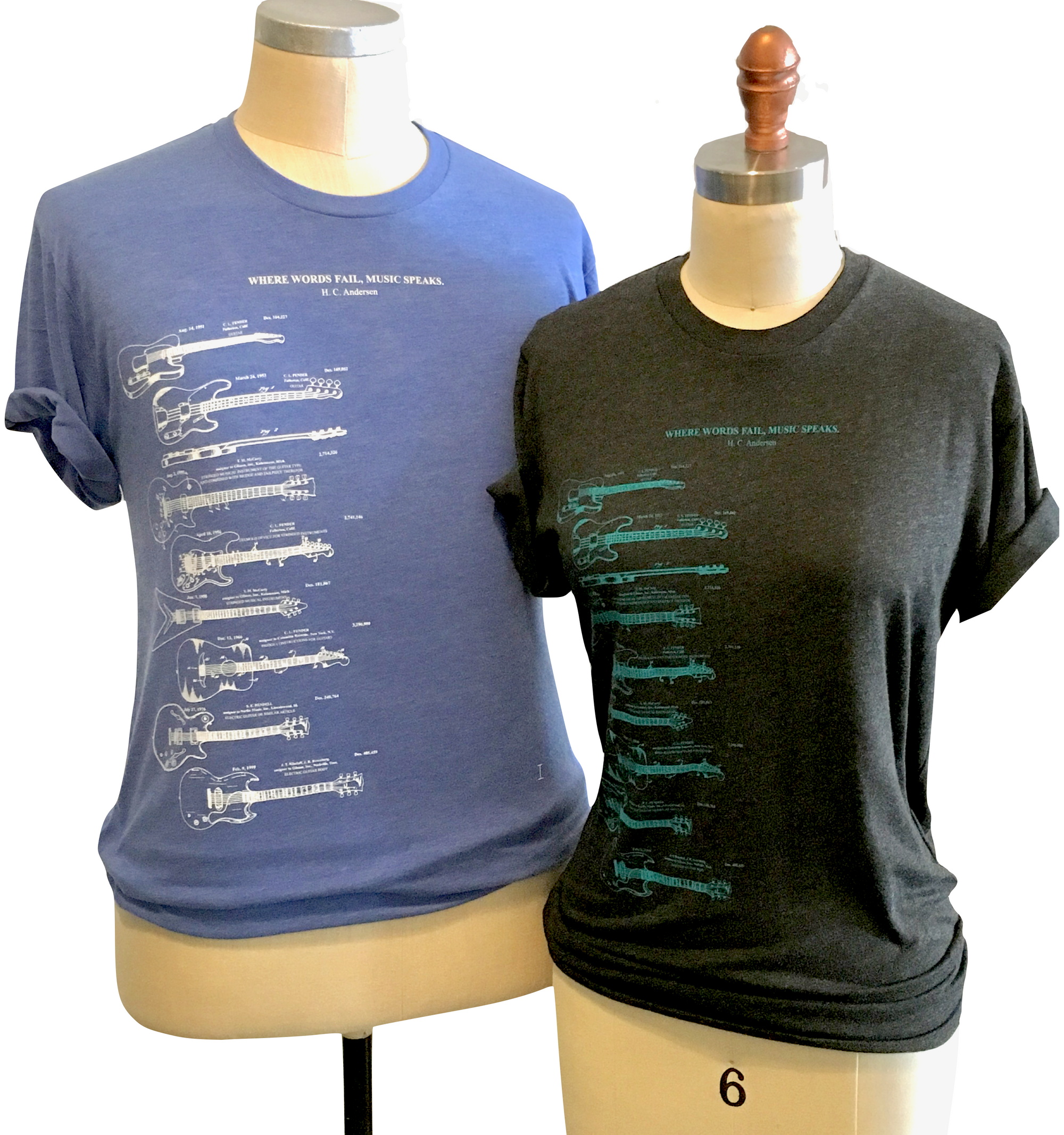 Where words fail, Music speaks T-Shirt